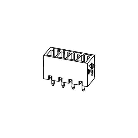 Molex 3.81Mm Euro Header Vert Blk 13Ckt 395111013